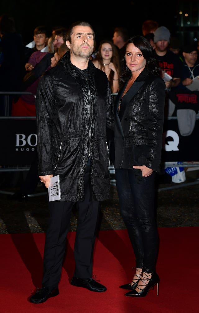 Liam Gallagher and Debbie Gwyther 