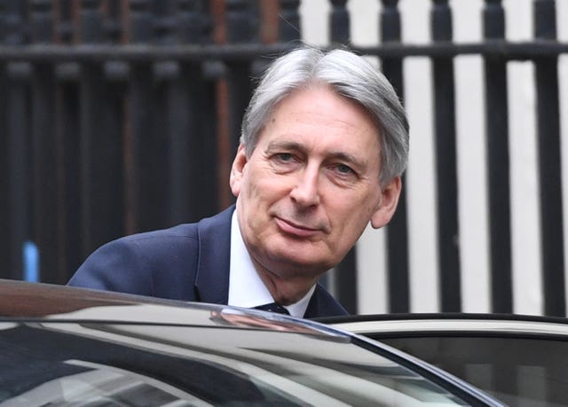 Chancellor of the Exchequer Philip Hammond (Stefan Rousseau/PA)