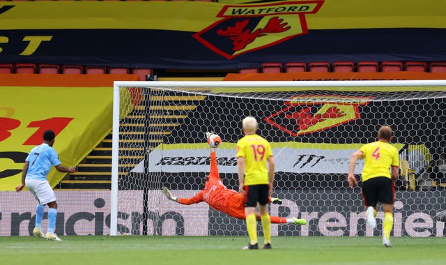 Watford goalkeeper Ben Foster has conceded 12 goals in his last two games against Manchester City 