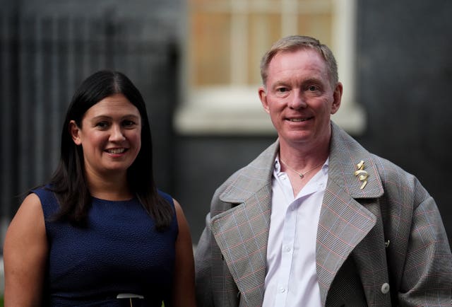 Sir Chris Bryant (right) with Culture Secretary Lisa Nandy