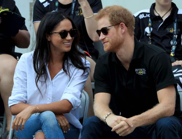 Harry and Meghan at the Invictus Games 2017