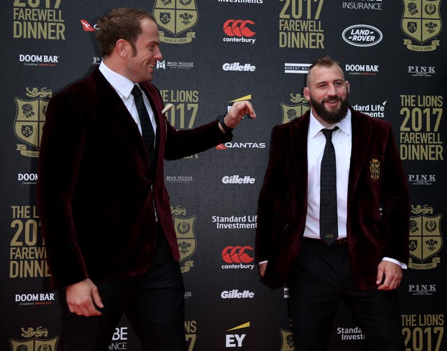 There was no joking around between Alun Wyn Jones and Joe Marler on Saturday