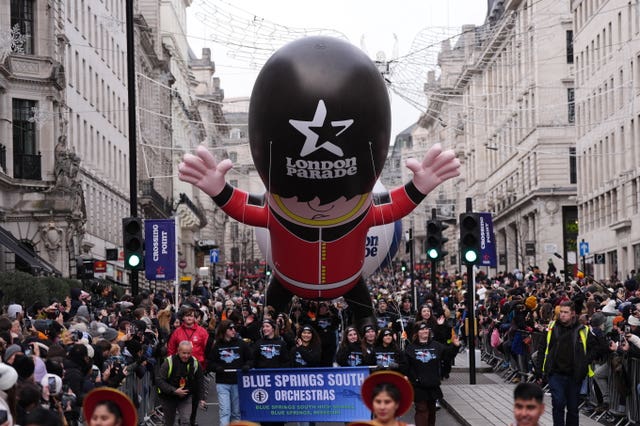 Thousands line streets of London for colourful New Year’s Day parade ...