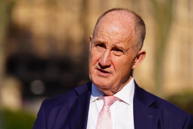 Kevin Hollinrake speaking outside the House of Commons