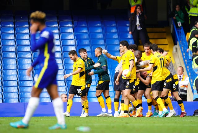 Conor Coady celebrates his stoppage-time equaliser