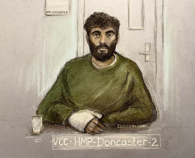 An artist's impression of Hassan Jhangur 