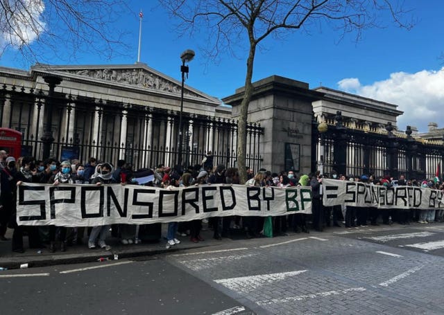 Energy Embargo for Palestine protest