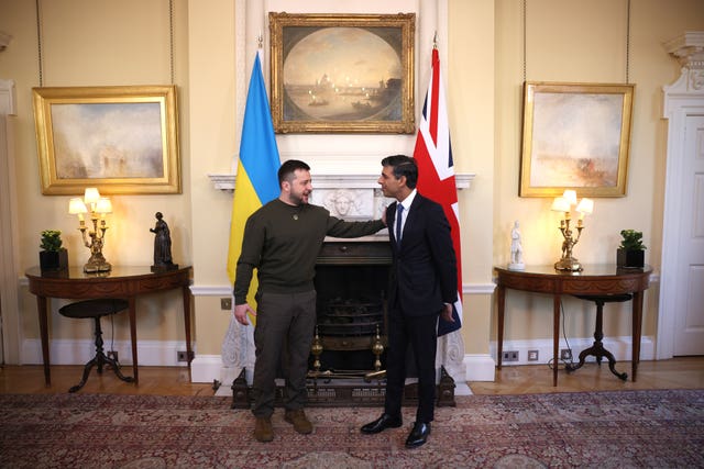 Ukrainian President Volodymyr Zelensky visit to UK