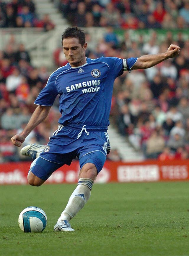 Chelsea’s Frank Lampard in action in 2007