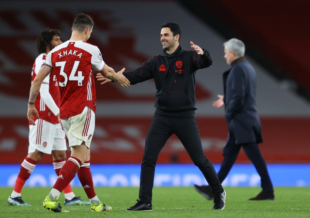 Xhaka has credited Mikel Arteta with keeping him at the Emirates Stadium.