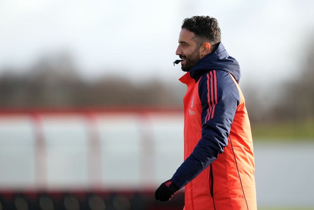 Manchesmanchester UNITED RUBEN AMMORE RUBEN AMERIM During a workout at Carrington UNITED TRAINING - Trafford Training Center - Wednesday, January 29