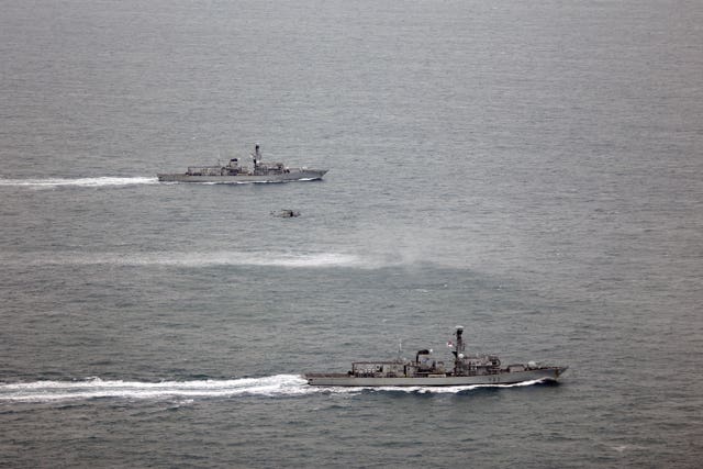 Russian vessels monitored