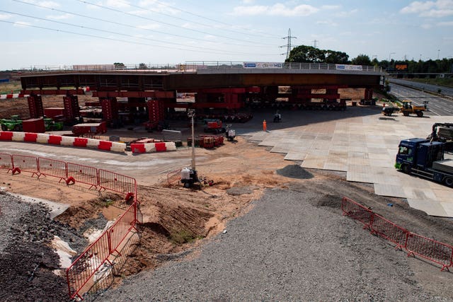 HS2 bridge installed