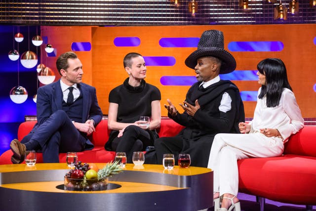 Claudia Winkleman with guests on The Graham Norton Show