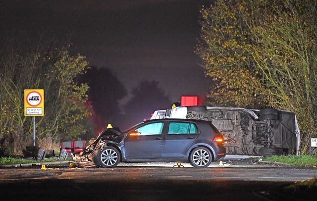 The scene near the village of Bluntisham