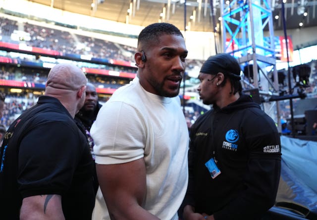 Anthony Joshua was ringside at Tottenham Hotspur Stadium earlier this month to watch Tyson Fury defeat Arslanbek Makhmudov on points
