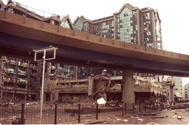 Dockland bombing site