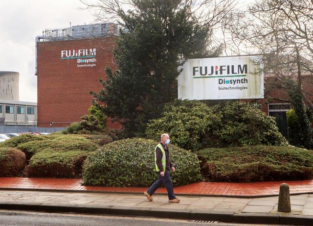 The Fujifilm Diosynth facility in Billingham, Stockton-on-Tees, which will be used as a manufacturing facility for the Novavax Covid-19 vaccination