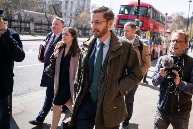 Simon Case, the Cabinet Secretary and the UK’s most senior civil servant, walking to Portcullis House in Westminster to give evidence on the work of the Cabinet Office to the Commons Public Administration and Constitutional Affairs Committee 