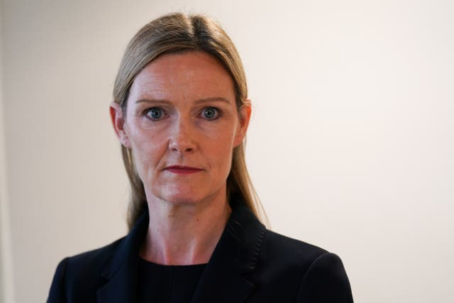 Chief executive for The Shrewsbury and Telford Hospital NHS Trust Louise Barnett (Jacob King/PA)