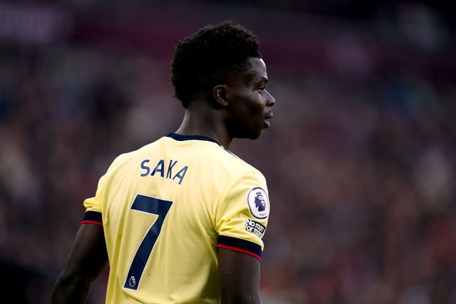 Bukayo Saka is Arsenal's top goalscorer so far this season.