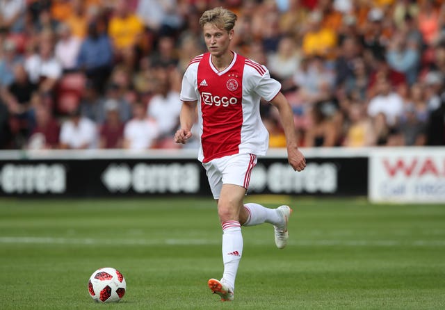 Frenkie de Jong starred under Erik ten Hag at Ajax