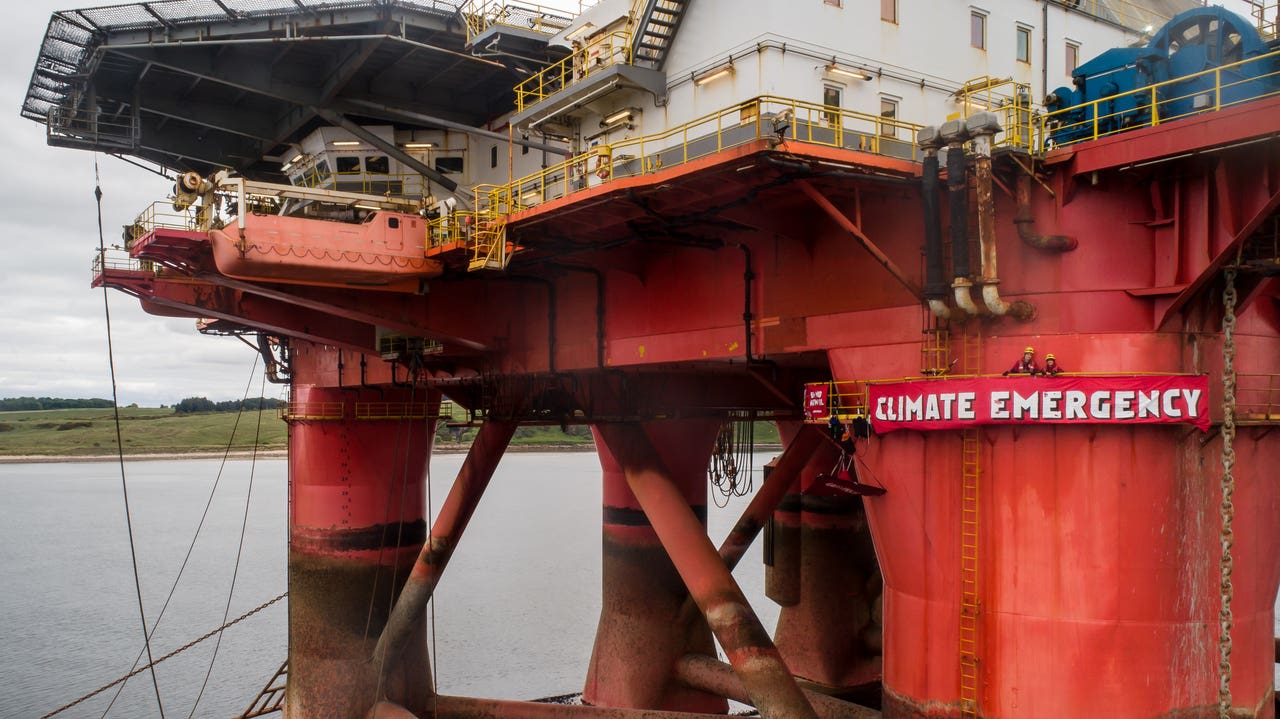 Greenpeace ends BP oil rig protest in North Sea | The National