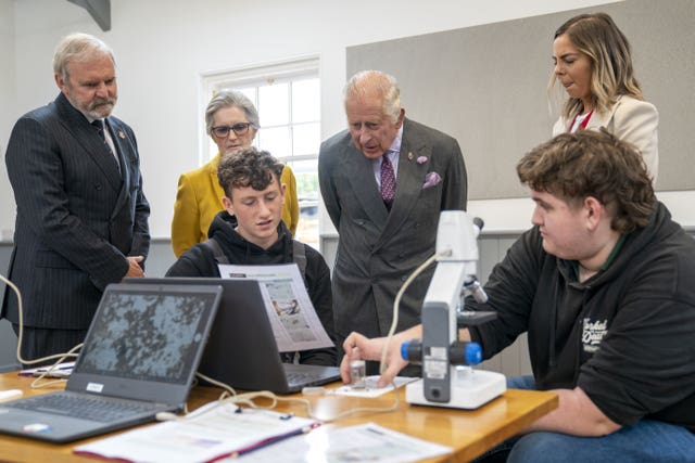 Royal visit to Cumnock