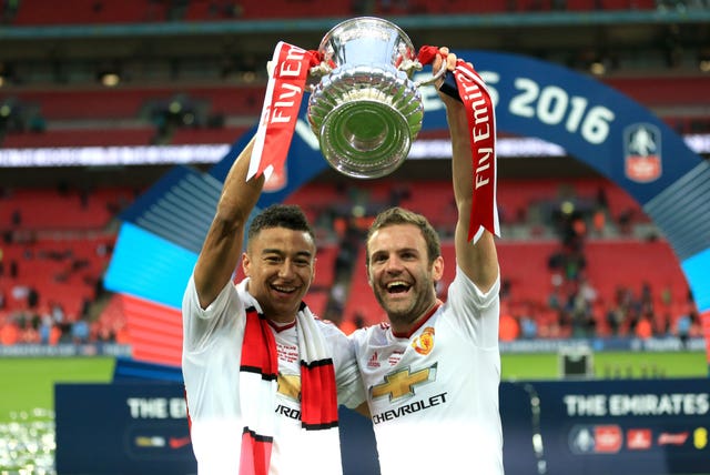 Jesse Lingard scored as Manchester United came from behind to beat Crystal Palace in the 2016 FA Cup final.