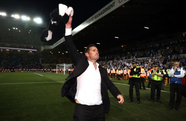 Frank Lampard led Derby to a play-off final 