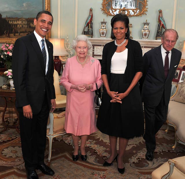 The Queen and the Obamas