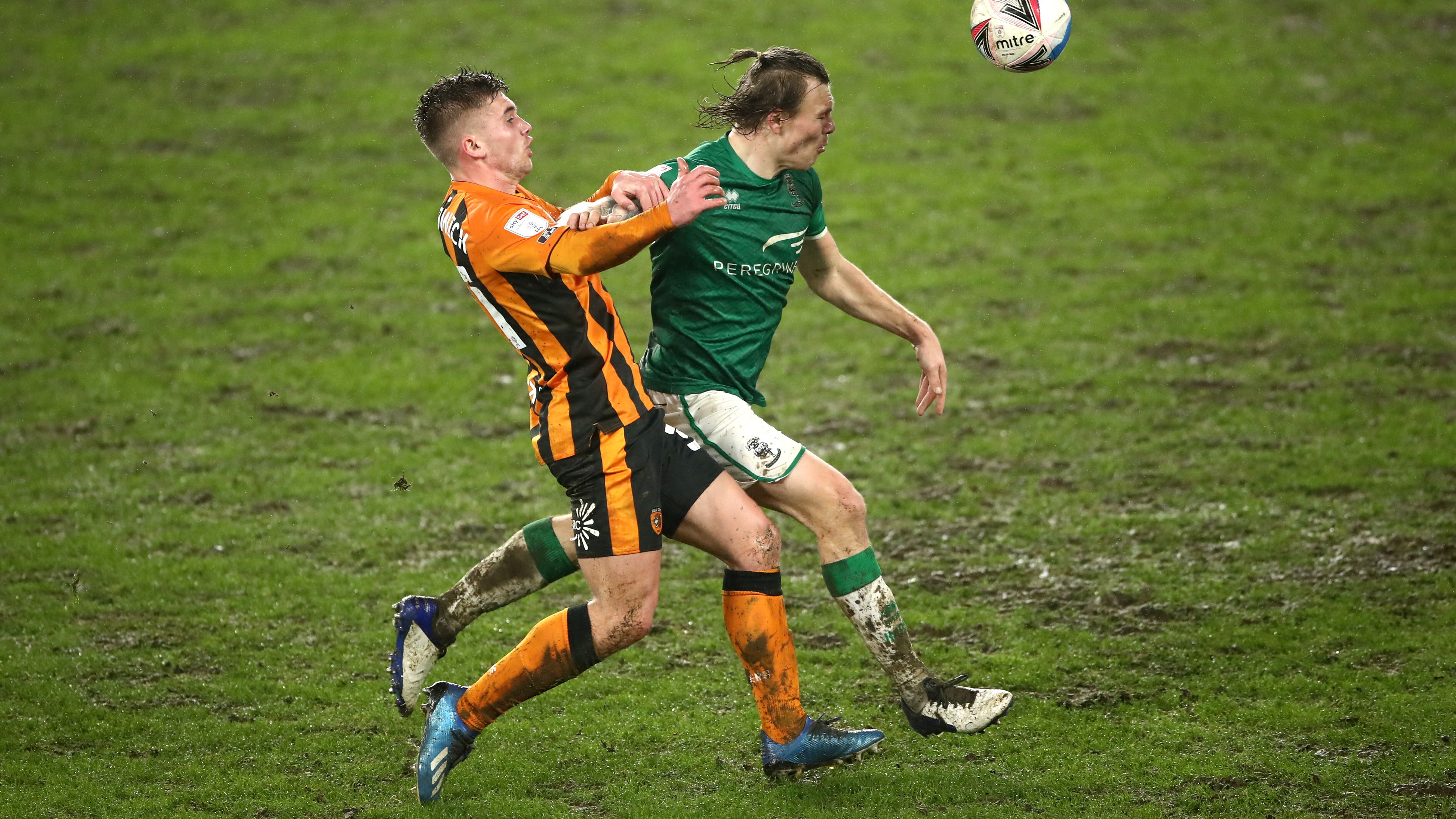 Former Hull midfielder Billy Chadwick, left, fired York into a second-half lead (Tim Goode/PA)