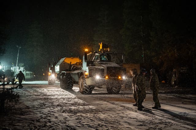 19th Regiment Royal Artillery training in Finland