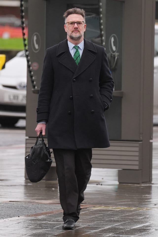 Charles Hanson outside Derby Crown Court