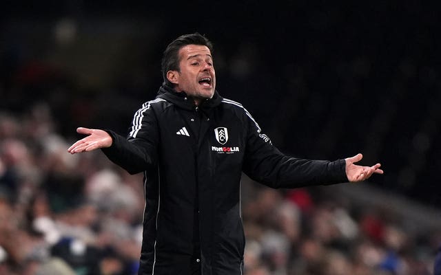 Fulham manager Marco Silva gestures on the touchline