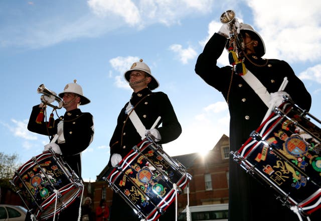 Buglers of the Royal Marines
