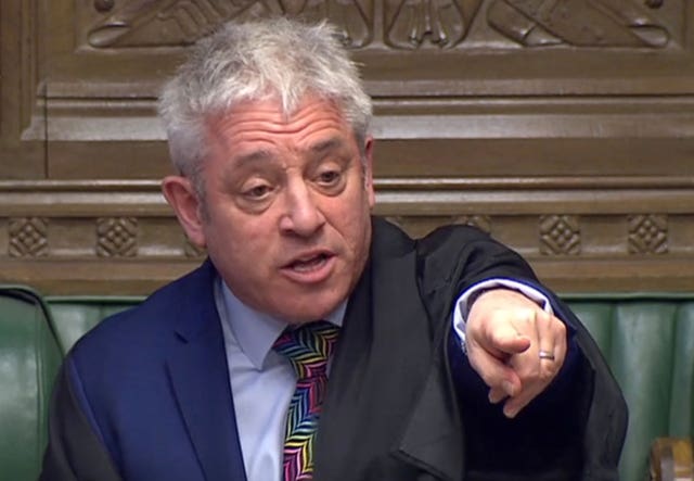 Commons Speaker John Bercow