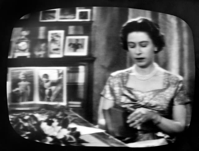 The Queen's first televised Christmas broadcast