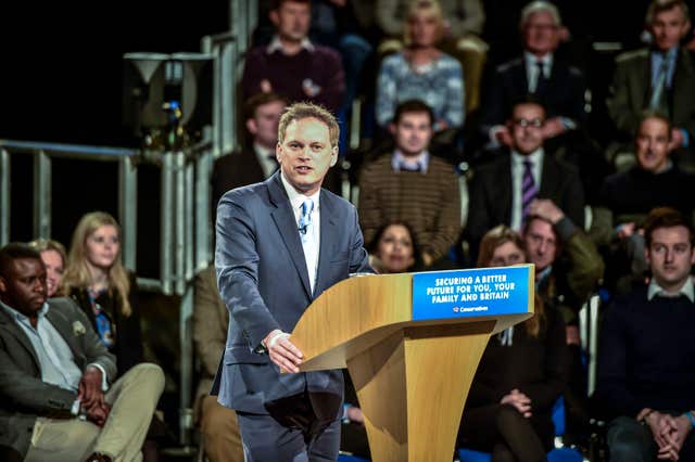 Tory former minister Grant Shapps led a botched coup attempt against Theresa May in October. (Ben Birchall/PA)