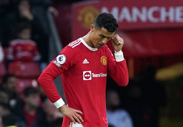 Cristiano Ronaldo and his United team-mates could do nothing about Liverpool on Sunday.