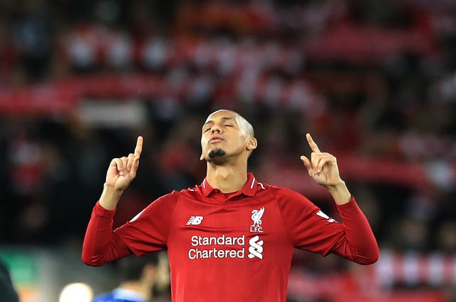 Liverpool midfielder Fabinho admits it took him time to adapt to the intensity of the Premier League.