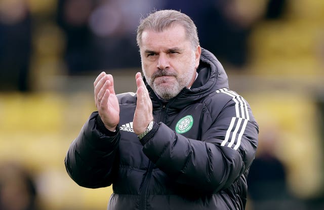 Ange Postecoglou applauds