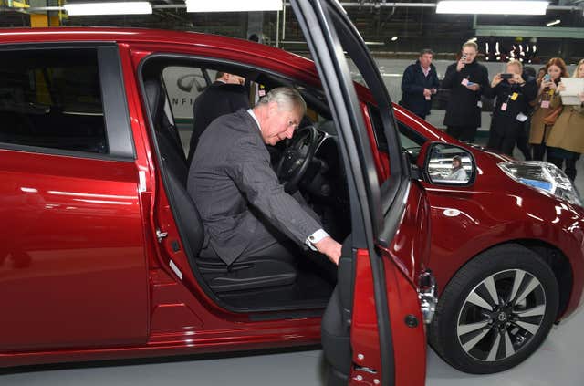 Prince of Wales visits Nissan UK – Sunderland