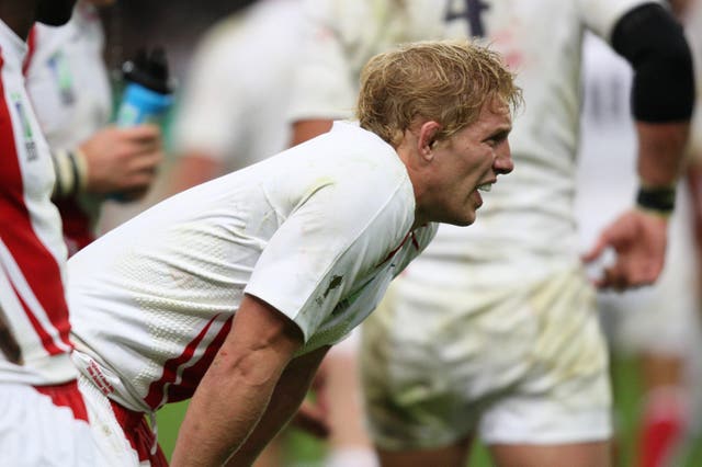Lewis Moody captained England 12 times