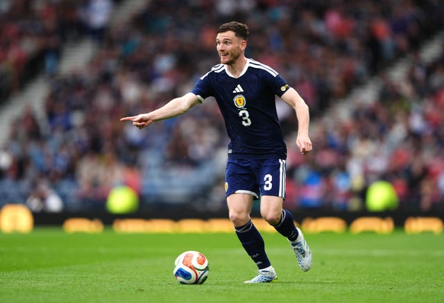 Andy Robertson will captain Scotland at this summer's World Cup 