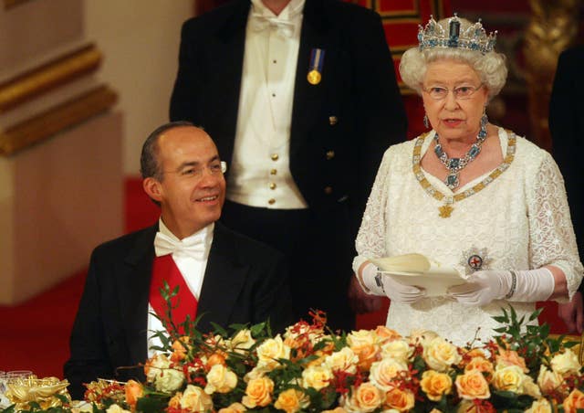 President of Mexico and the Queen