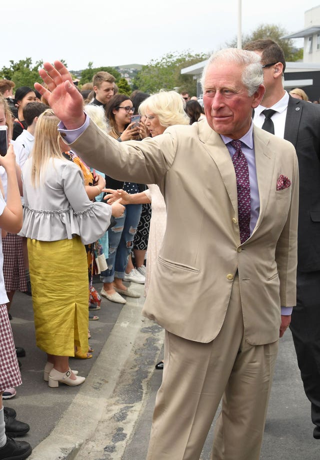 The Prince of Wales in New Zealand