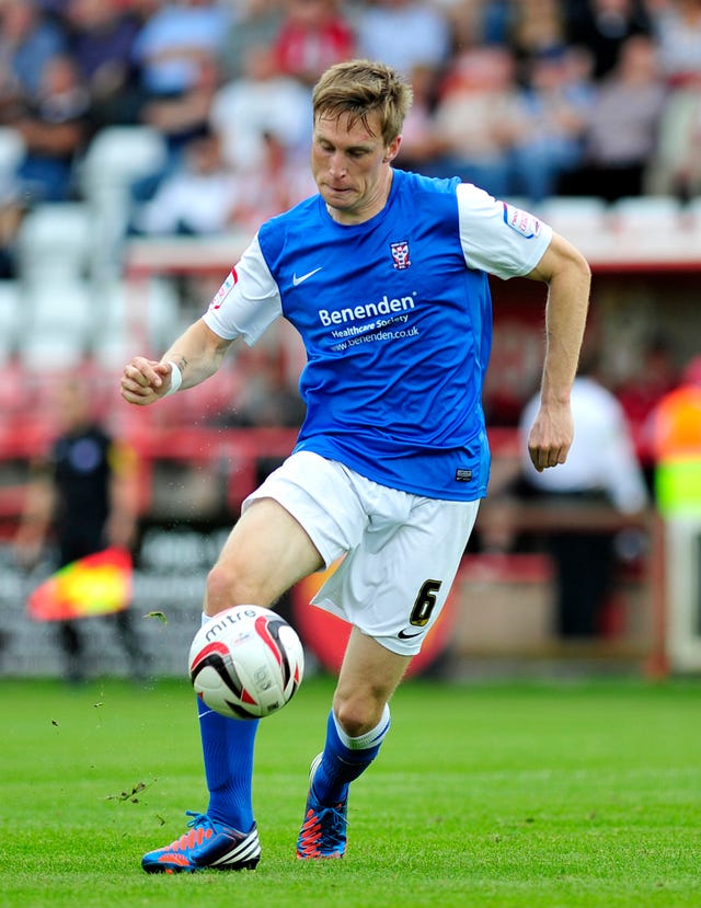 Former York defender Daniel Parslow was forced to retire after suffering a concussion xeter City v York City – St James' Park