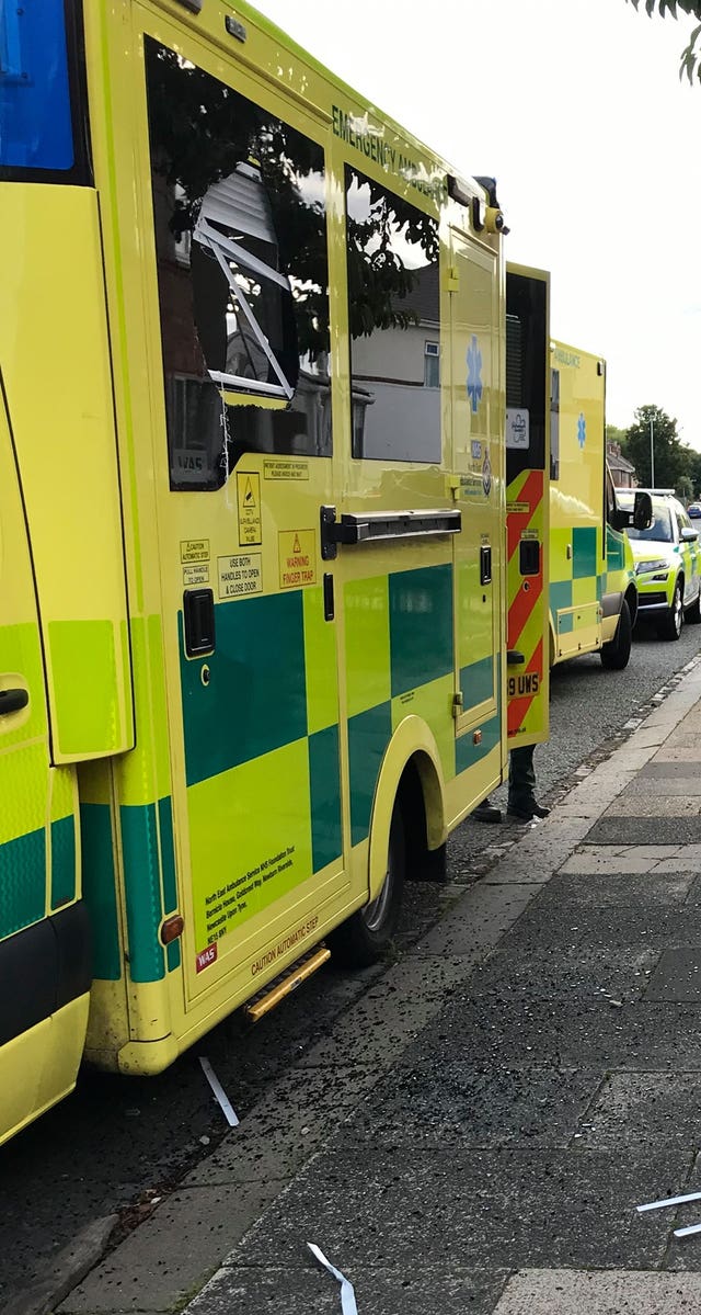 , drink and drugs played a part in three ambulance crews being attacked in separate incidents