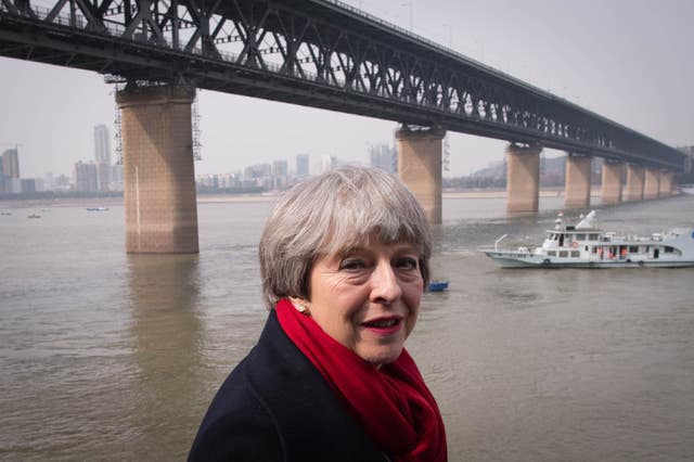 Theresa May visit to China – Day One